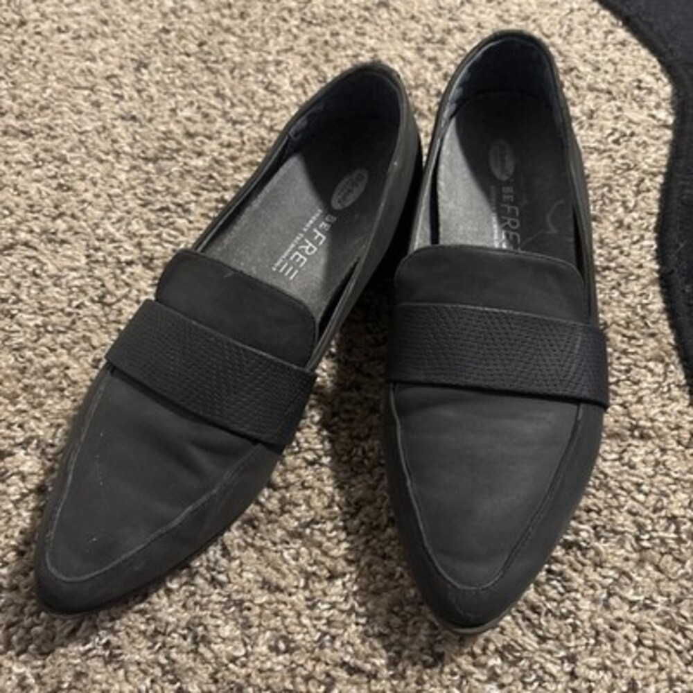 Dr Scholls Women’s Esta Shoes Size 8.5 Dark Grey With Low Heel